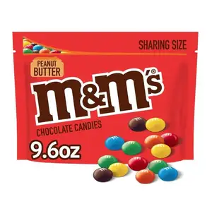 M&MS Peanut Butter Chocolate Candy Sharing Size 9.6-Ounce Bag
