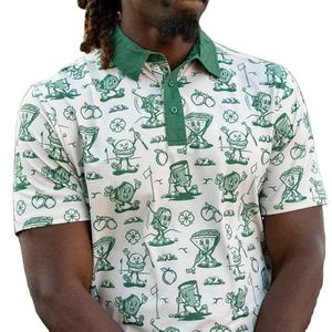 Camiseta de manga corta para hombre, camiseta Polo, tejido de algodón transpirable, diseño elegante, logotipo personalizado, ropa de calle informal directa de fábrica, OEM - Product Image 5