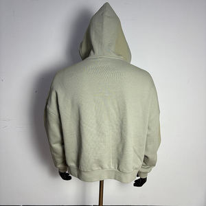 Survêtement sur mesure pour homme, vintage, hiver, uni, délavé à l'acide, à capuche, grande taille, 100% coton, léger, impression de logo personnalisée, OEM - Product Image 2