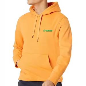 Sudadera con Capucha de Estilo Moderno, Corte Regular, Forro Polar de Poliéster/Algodón, Transpirable, de Secado Rápido, Color Sólido, para Invierno, MOQ Bajo, 320 GSM - Product Image 2