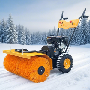 เครื่องกวาดหิมะและถนนแบบมือถืออเนกประสงค์ OEM / อุปกรณ์ทำความสะอาดแบบเข็นด้วยมือ - Product Image 5