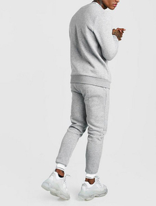 Survêtement de sport pour hommes de haute qualité Logo personnalisé dernière mode 2 pièces ensembles survêtements à capuche avec motif solide technique imprimé - Product Image 2