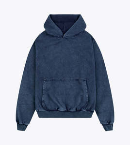 New OEM Customize Heavyweight Drop Shoulder Mens Hoodies 100% Soft Quick Dry Cotton Blank Hoodie <b>Bulk</b> Orders Available - Product Image 4