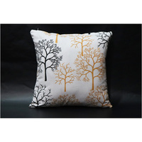 Housse de coussin carrée moderne de qualité supérieure 100% coton, douce, écologique, lavable, avec un magnifique design imprimé pour la maison