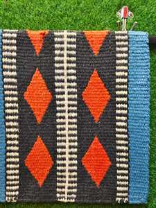 Manta de sillín de lana hecha a mano con diseño de Nueva Zelanda para Western Show Horse Top Wool Saddle Pad con tamaño de forro polar - Product Image 3