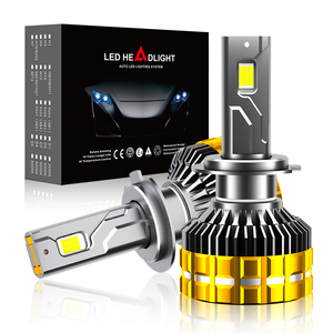 Lámpara LED para Automóvil de Alta Potencia de 400 W y 50000 LM, Cuatro Tubos de Cobre, 9005 H1 H3 12 V, Bombillas LED para Automóvil, Canbus H7 H11, Faro Delantero LED H4 - Product Image 1