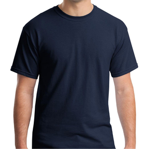 Camisetas personalizadas a granel para hombre 100% algodón sólido liso manga corta ropa directa impresión OEM Bangladesh ropa exportador camisetas - Product Image 1