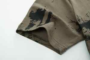 Último diseño 2025 calidad superior verano Streetwear 100% algodón estilo Hip Hop camiseta para hombres - Product Image 3