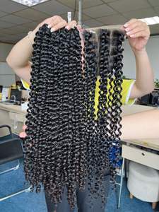 Extensiones de cabello humano de cutícula al por mayor de cabello de trama de máquina de ondas vietnamitas y camboyanas de alta calidad - Product Image 2