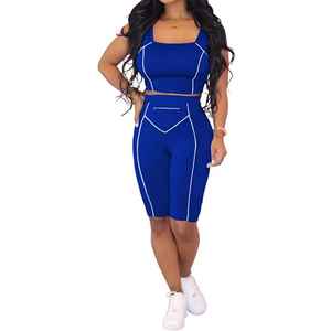 Juego de Yoga de 2 piezas de secado rápido para mujer, juego de entrenamiento y gimnasio con técnicas lavadas - Product Image 5