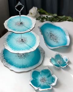 Bol en résine à motif de sculpture de cuisine et de table pour les cadeaux de mariage, la décoration intérieure et le mélange. - Product Image 1