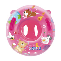 Bouée de piscine pour bébé avec logo personnalisé OEM Corée (WC-W11) en PVC et éponge, avec ouvertures pour les jambes, flottabilité stable, sécurité certifiée KC