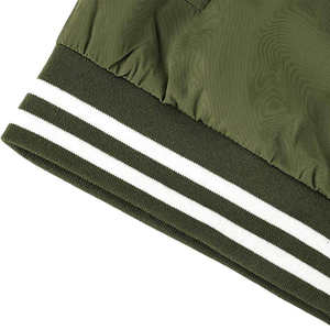 Blousons universitaires vierges personnalisables pour hommes, couleur personnalisée sur le devant, en laine/cuir respirant, style urbain hivernal, service OEM - Product Image 5