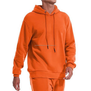 ชุดวอร์มกีฬาผู้ชายสำหรับฤดูหนาว ผ้าฝ้าย 100% รับสกรีนโลโก้ เสื้อฮู้ดดี้โอเวอร์ไซส์ กางเกงจ็อกเกอร์ ชุดวอร์มพิมพ์ลายสำหรับผู้ชาย ผ้าฝ้าย 100% - Product Image 4