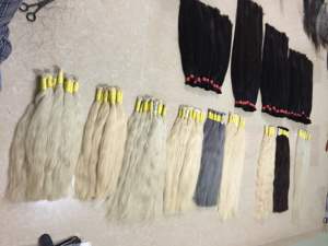 Extensiones de cabello humano Remy a granel de alta calidad Color claro natural Sin desprendimiento ni enredos Ventas al por mayor - Product Image 2