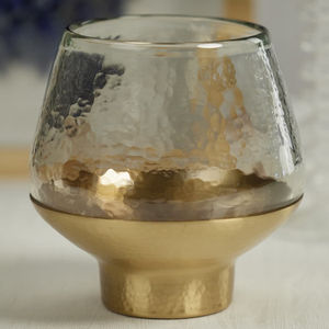 Bocal à bougie unique décoratif en marbre et support couleur blanche dernière arrivée béton fait couleur or support votif de table - Product Image 4