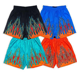 Pantalones Cortos Deportivos de Malla de Diseño con Serigrafía de Alta Calidad al por Mayor, Pantalones Deportivos de Gimnasio para Hombre, Listos para Enviar - Product Image 1