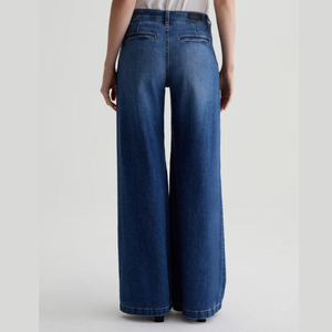 Pantalones vaqueros holgados para mujer, pantalones vaqueros holgados de cintura alta, pantalones y pantalones cómodos de pierna ancha de estilo Vintage a la moda para mujer - Product Image 5