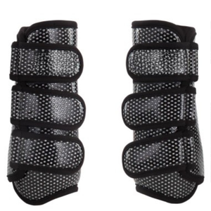 Bottes de brossage pour chevaux fabriquées sur mesure au Pakistan, rembourrage protecteur absorbant les chocs, soutien complet des tendons et des jarrets, confortables - Product Image 2