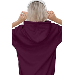 Sudadera con capucha de gran tamaño con estampado de algodón para mujer de diseño personalizado, Sudadera de punto cómoda de manga larga para invierno, precio bajo - Product Image 5