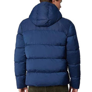 High Quality Custom Men's Winter Puffer <b>Jacket</b> with Bubble <b>Hood</b> High Street Style <b>Padding</b> OEM Wholesale ServiceDDP Shipping - Product Image 1
