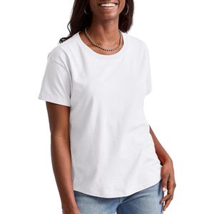 Camiseta ajustada de algodón de manga corta transpirable para mujer hecha a medida Moda de verano Venta en línea a bajo precio - Product Image 5