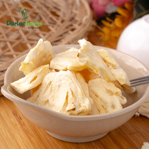 50kg, proceso de liofilización a granel, chips de piña liofilizados, amarillo claro, embalaje OEM en rodajas, sabor dulce, Darlac Farms - Product Image 1