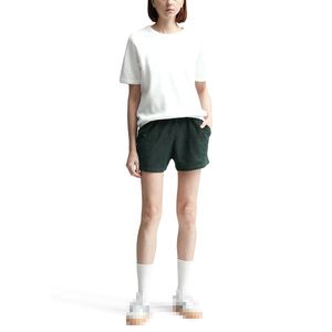 Jersey de invierno de lana de gran tamaño con logotipo personalizado, Sudadera de cuello redondo para mujer, ropa de calle de algodón 100% bordada de alta calidad - Product Image 4