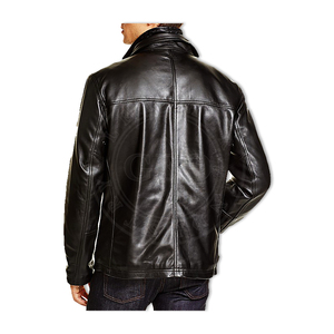 Vestes en cuir à capuche pour hommes, Style dernier cri - Product Image 2