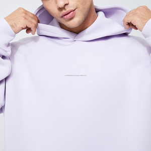Sweat à capuche pour homme en coton épais 400 GSM, taille plus, broderie personnalisée, logo imprimé à l'écran, anti-rétrécissement, caractéristiques thermiques, tissu polaire - Product Image 6