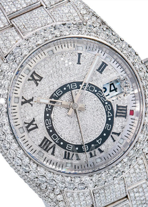 Iced Out Hip Hop Lujo Moissanite Diamante Reloj - Product Image 2