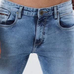 Vente en gros de jeans en denim légers de haute qualité pour hommes, coupe droite décontractée, pantalons de tous les jours classiques, vêtements confortables - Product Image 3