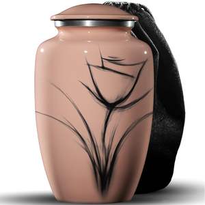 Vente en gros d'urnes de crémation en métal pour adultes Urnes de souvenir assorties à motif animal en aluminium pour cendres humaines Objets décoratifs - Product Image 1