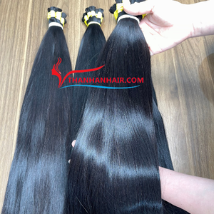 2025 Extensions de cheveux humains vietnamiens droits naturels de qualité supérieure cheveux en vrac vierges non transformés prix de gros - Product Image 3