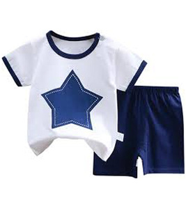 ชุดเสื้อผ้าเด็กผู้ชายฤดูร้อนคุณภาพสูง วินเทจ ผ้าแคนวาส 100% ผ้าฝ้าย - Product Image 3