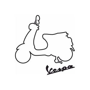 Para la colección de pegatinas de motocicleta Vespa Mania - Product Image 1