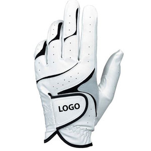 Gants de golf Cabretta en cuir de mouton souple de haute qualité, main gauche, conception de logo personnalisé, prix de gros, sport décontracté - Product Image 5