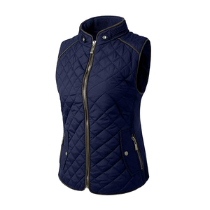 Chaqueta acolchada de Invierno para mujer de calidad superior Tallas grandes Diseño personalizado Sin mangas Servicio OEM Tejido BD - Product Image 3