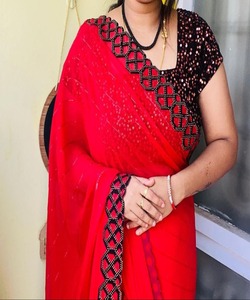 Ropa de fiesta de Sari de seda de Kanchipuram boda india último diseñador banarasi Sari de seda de algodón con blusa Ropa de señora mayorista - Product Image 5