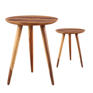 Mesa auxiliar de madera natural de nuevo diseño Mesa auxiliar de sala de estar hecha de madera de estilo tradicional Comprar a un precio razonable - Product Image 4