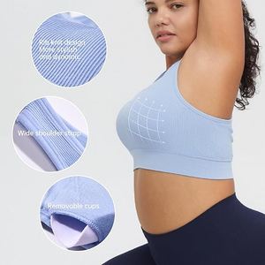 Camiseta Deportiva para Mujer, Ligera, Cuello Alto, para Yoga, Gimnasio y Running, Secado Rápido, Impermeable, Opciones de Tallas Grandes - Product Image 4