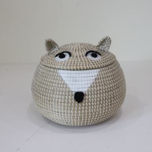 ตะกร้าอเนกประสงค์ทรงกลมจากหญ้าทะเล หรูหรา เป็นมิตรกับสิ่งแวดล้อม - Product Image 6