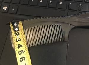 Peigne en corne de buffle fait main brosse à cheveux luxe antistatique naturel artisanat accessoire de cheveux de luxe pour peigne à barbe pour hommes - Product Image 4