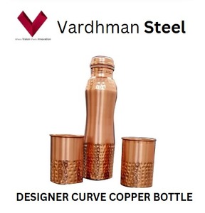 2025 Venta caliente botella de cobre curva clásica 650 ML a prueba de fugas sin BPA Apto para lavavajillas curvo a la perfección frasco de cobre - Product Image 5