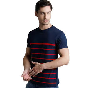 T-shirt de sport élégant personnalisé pour hommes Polyester/coton uni de haute qualité, lourd, 230 g/m², 300 g/m², sur la taille supérieure - Product Image 2