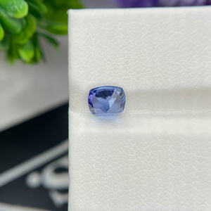 Cojín de tanzanita bicolor, piedra preciosa cortada, zoisita natural sin calentar para la fabricación de joyas, tienda de gemas al por mayor - Product Image 3