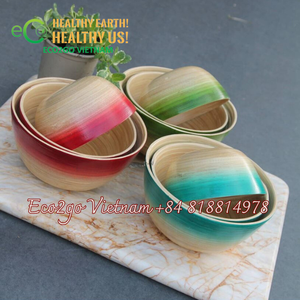 Cuenco de ensalada de bambú, cuencos de fibra de bambú, cuencos y platos de Bambú - Product Image 6