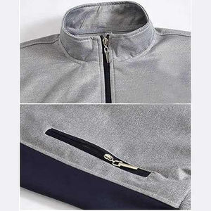 Chándal de alta calidad para hombre, ropa para correr, conjunto de Sudadera con capucha y cremallera, chándal cortavientos impermeable con bordado de logotipo personalizado - Product Image 4