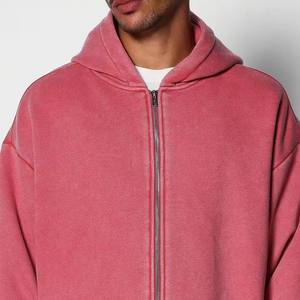Sudadera con Capucha para Hombre, Personalizada con Logotipo, Impresión Digital, 100% Algodón, Tejido Grueso, Lavado Ácido, Corte Holgado, Transpirable, con Forro - Product Image 1
