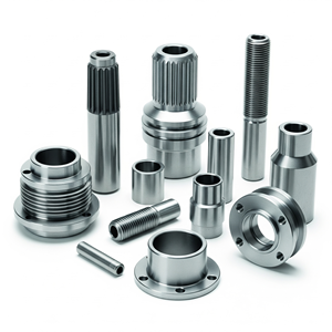 ODM OEM CNC Carbon Steel Turned Parts Threaded Rod Bushing Connector <b>Spacers</b> Flanges Shaft Adapter Bulk Quantity Price - Product Image 2